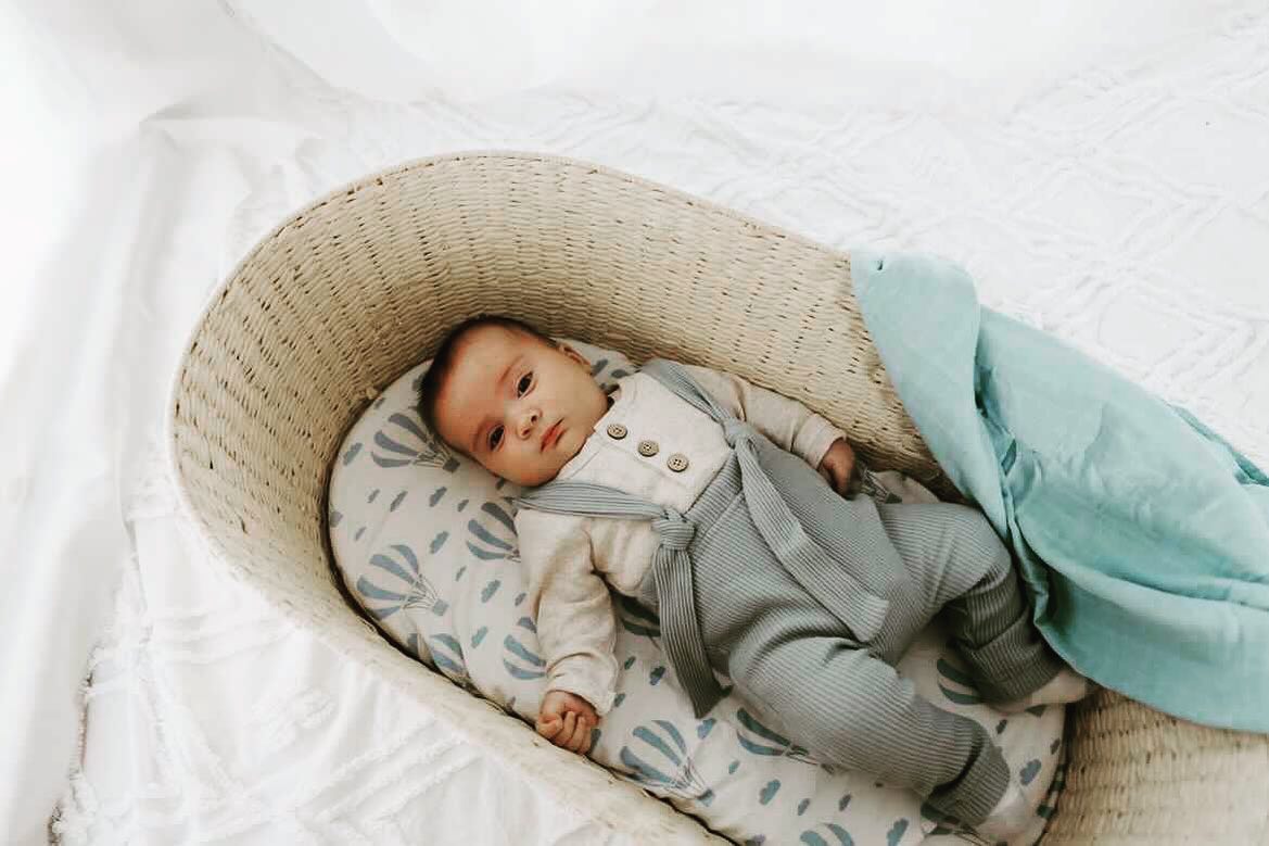 Cotton Change Mat & Bassinet Cover