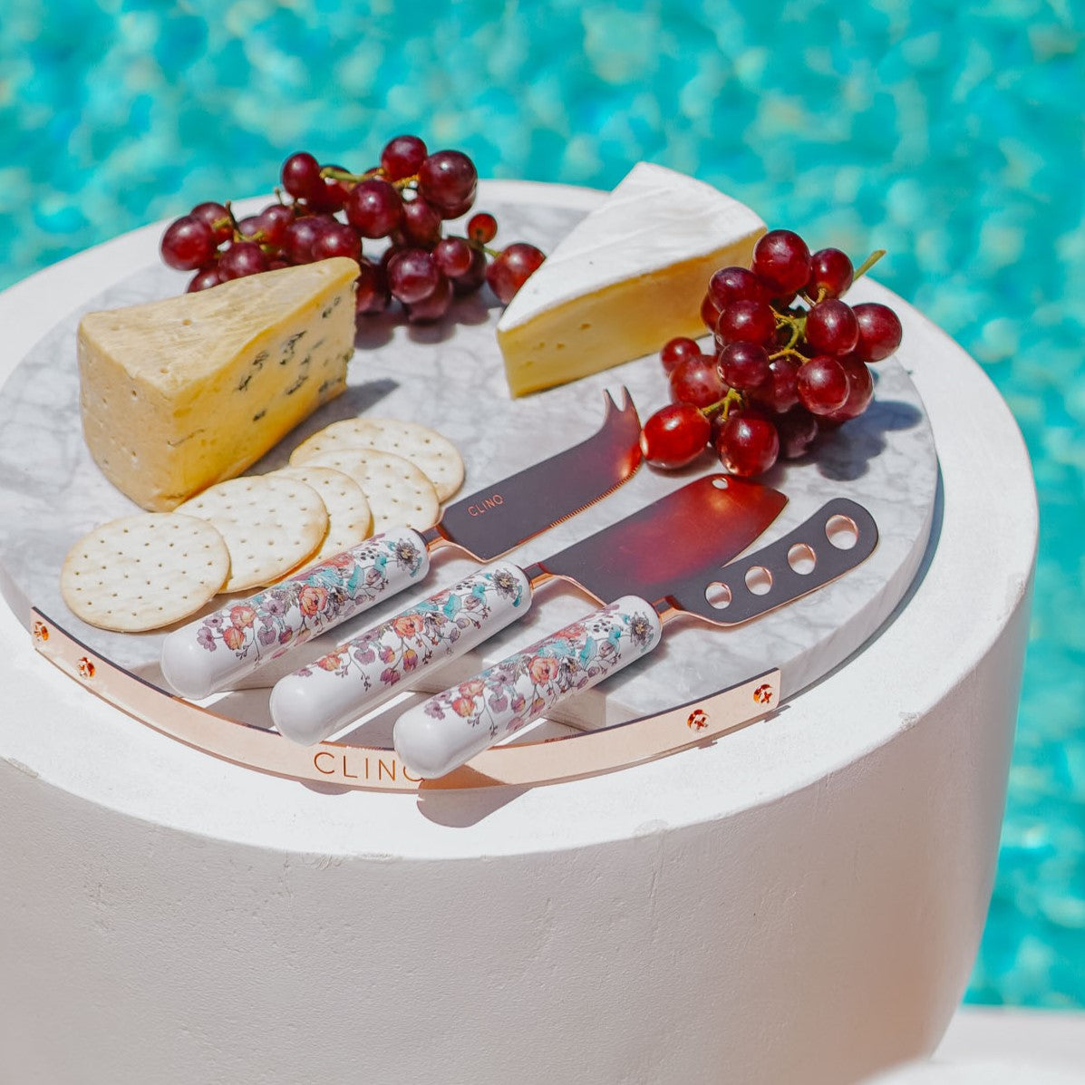 Floral Cheese Knives