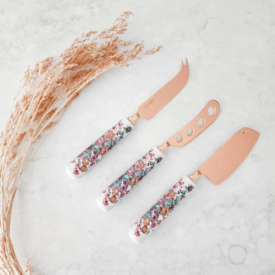 Floral Cheese Knives