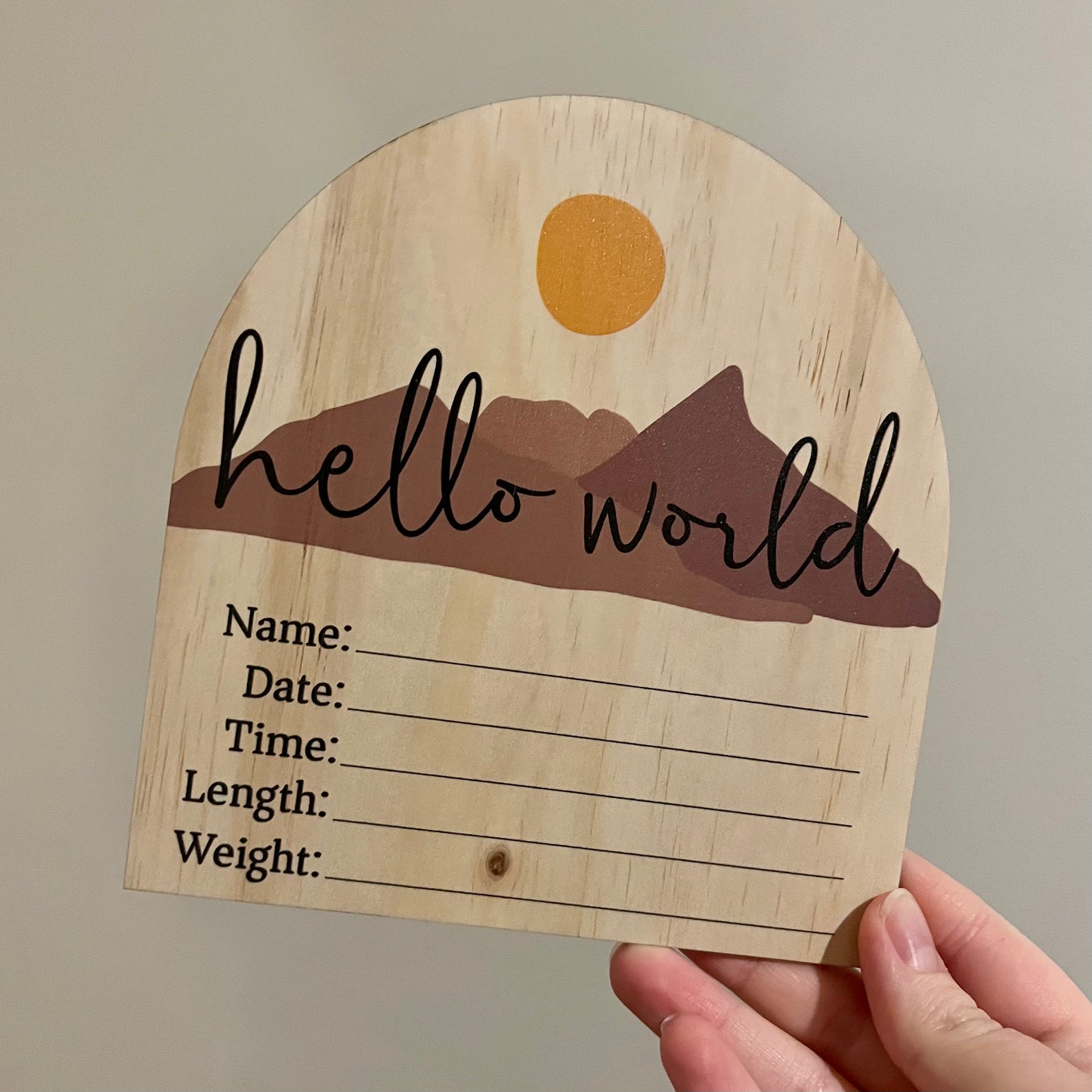 Hello World Announcement Discs