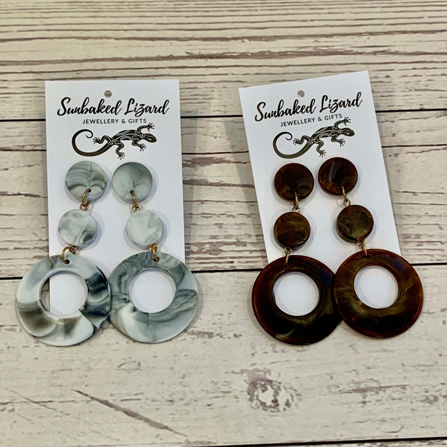 . Acrylic Earring Collection .