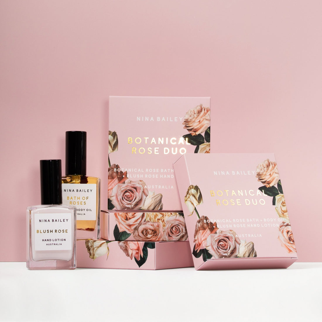 Botanical Rose Duo