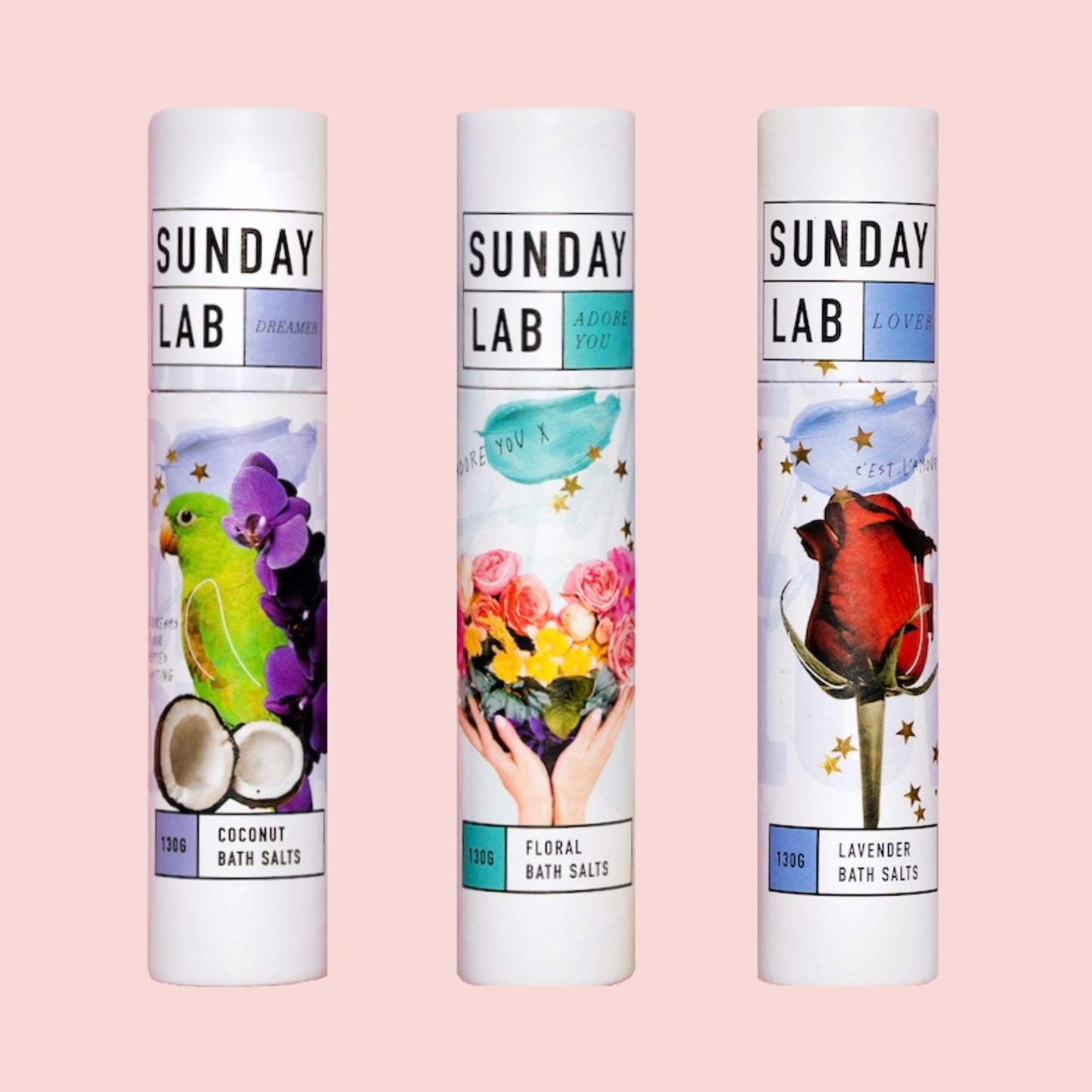 . Sunday Lab Bath Salt Soaks .