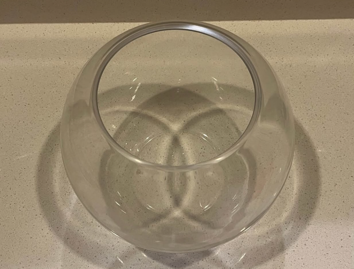 Glass Fishbowl Vase