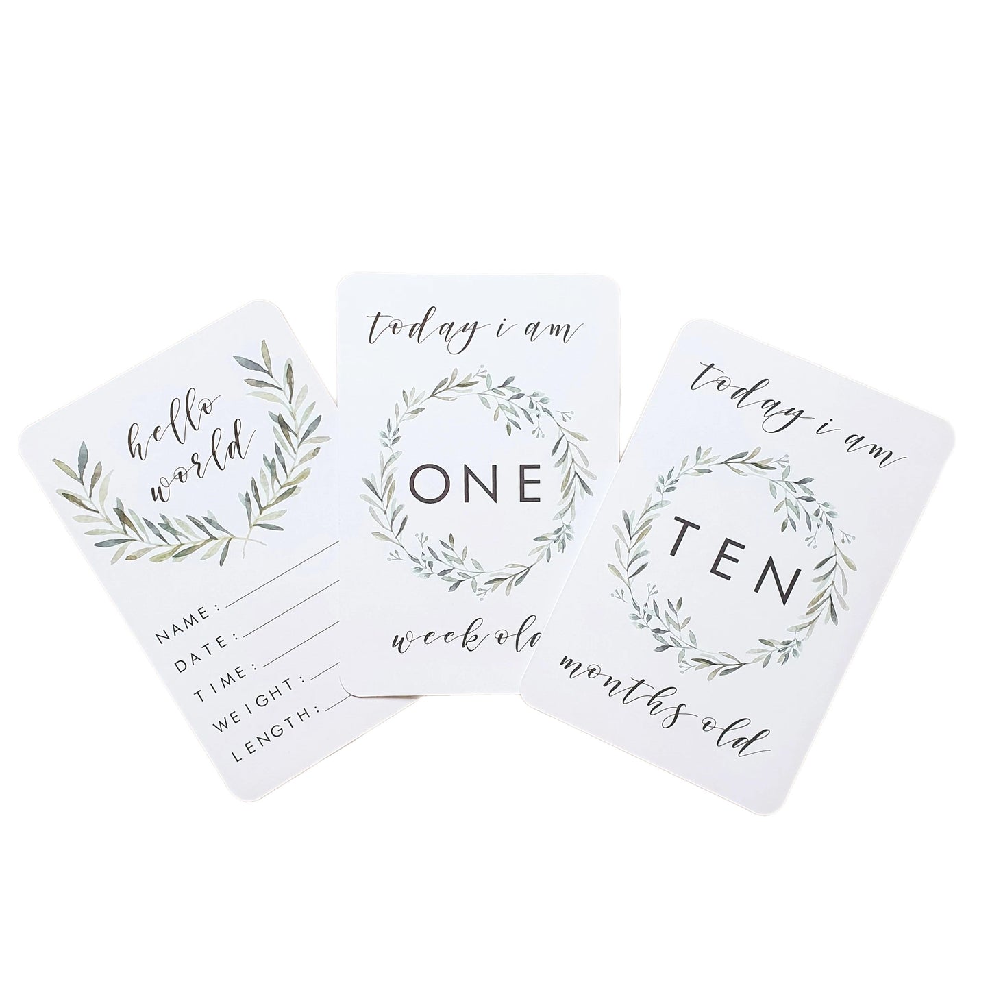 . Blossom & Pear Milestone Cards .