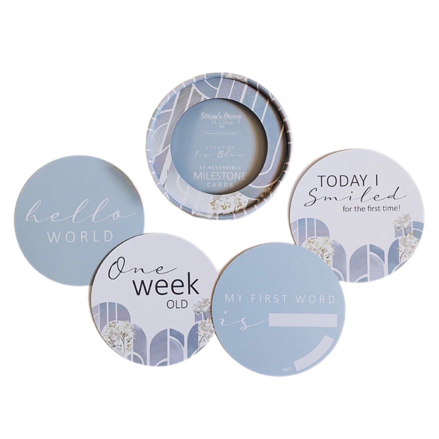 . Eventide & Ice Blue Milestone Cards .