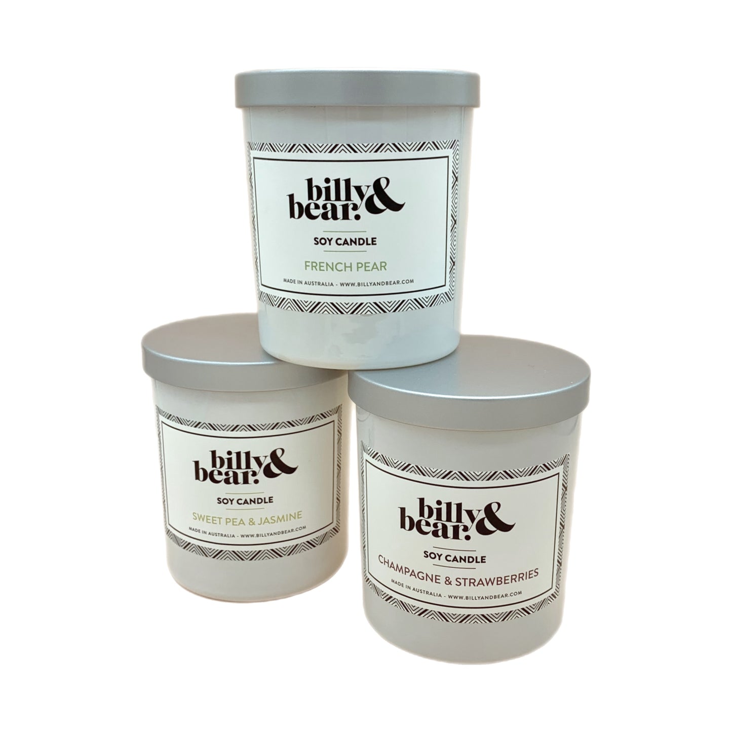 . Billy & Bear Soy Candles .
