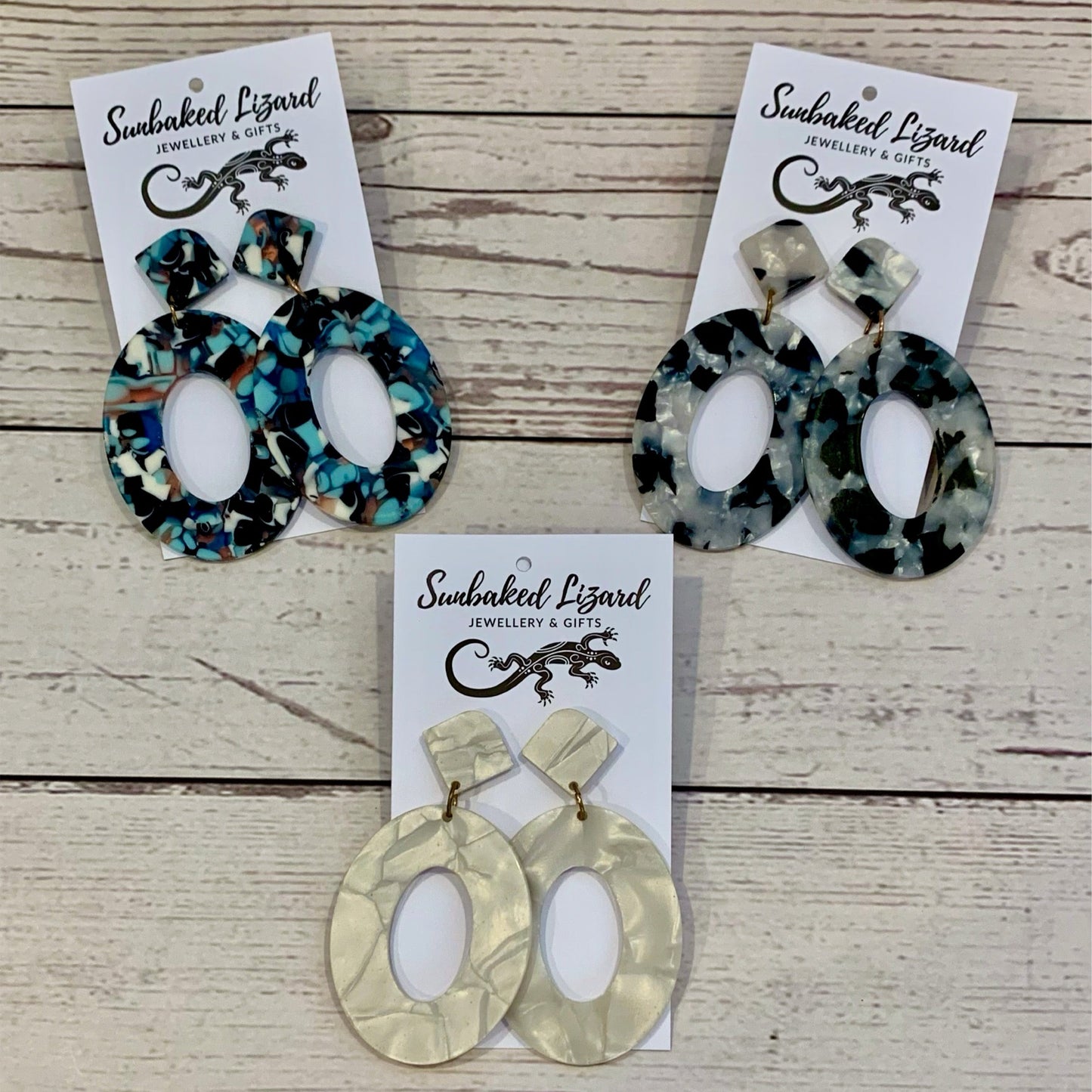 . Acrylic Earring Collection .