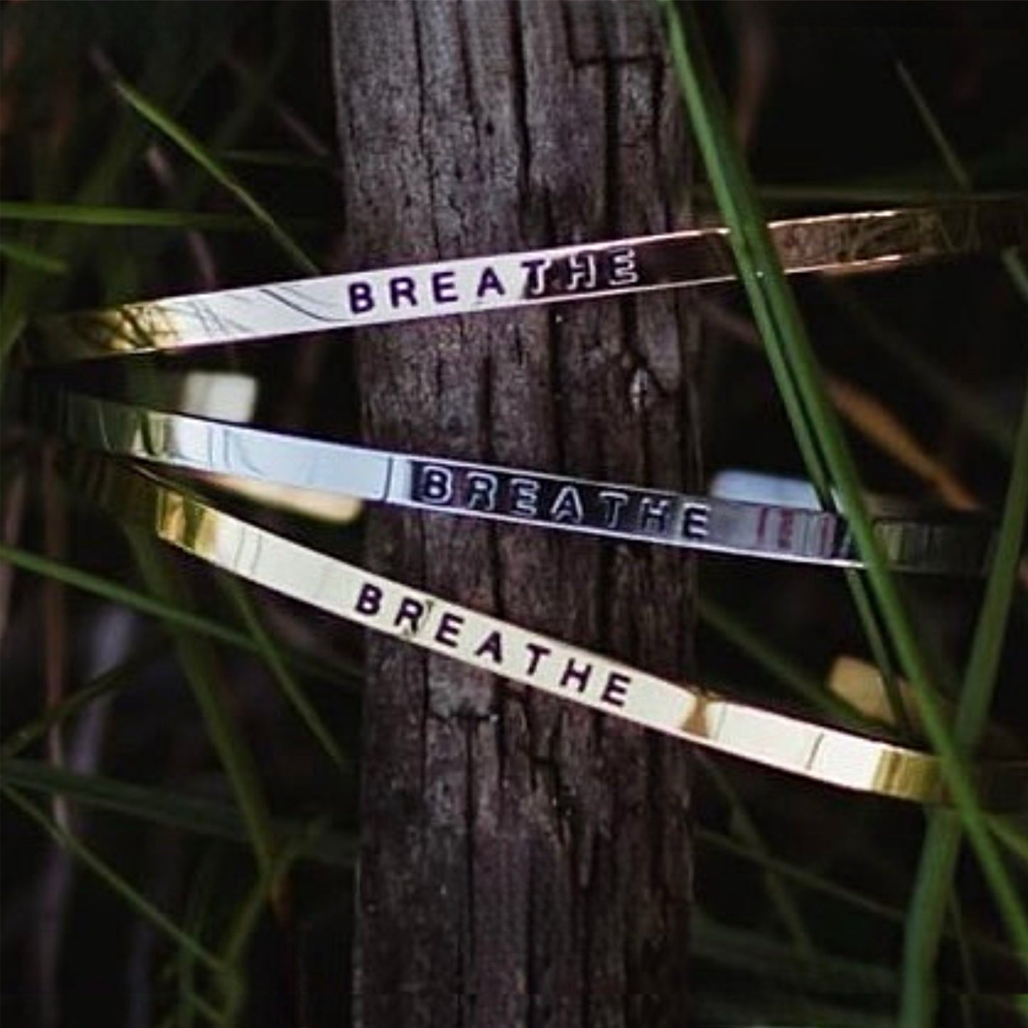 . Affirmation Bangles .