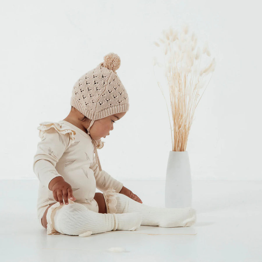 Knit Baby Bonnet