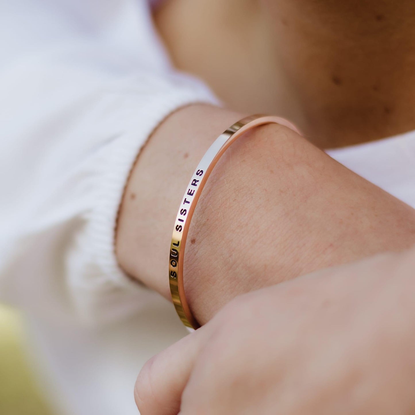 . Affirmation Bangles .