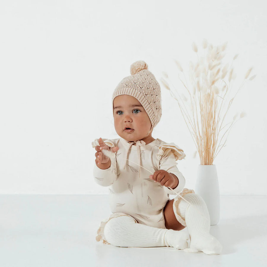 Knit Baby Bonnet