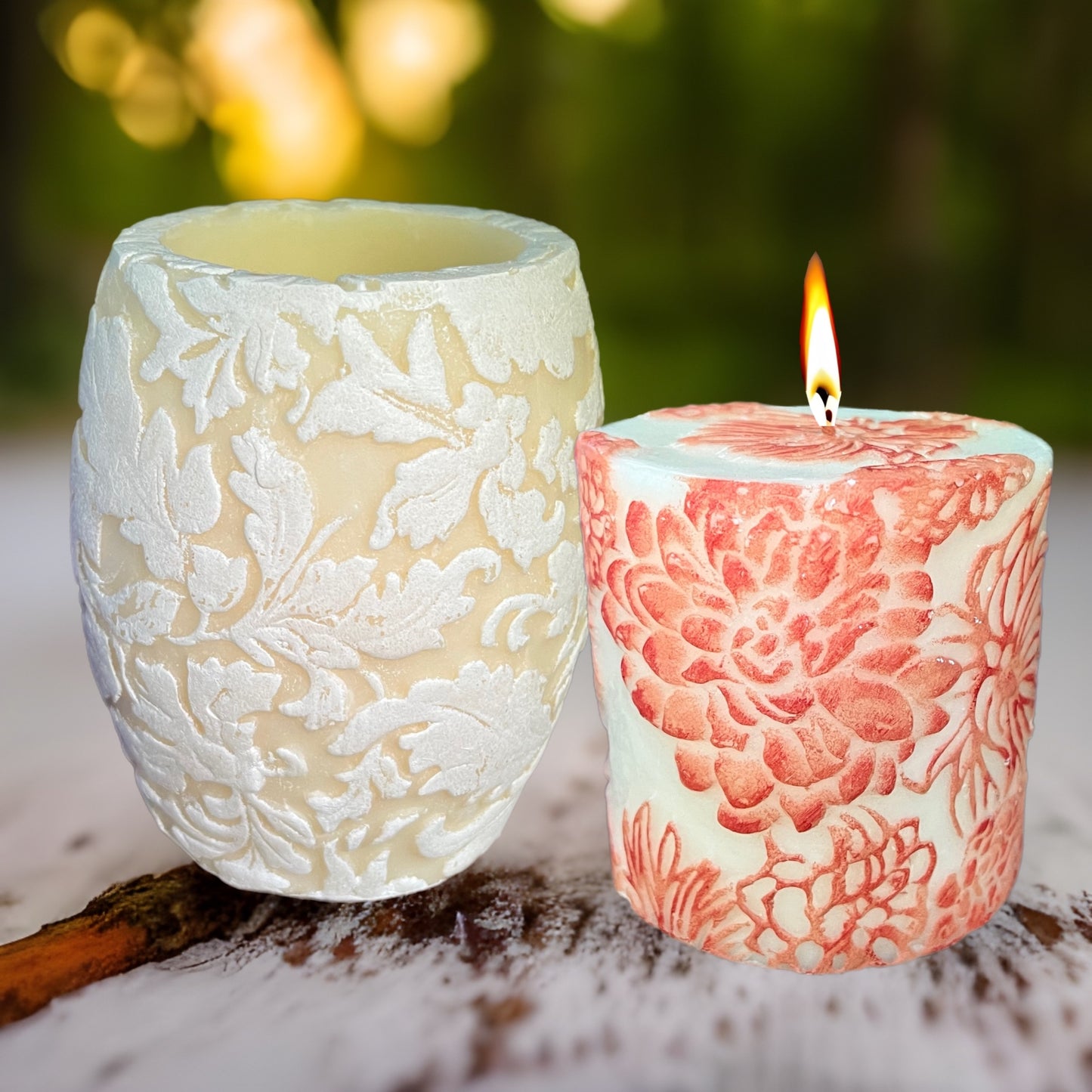 . Handcrafted Balinese Candles .