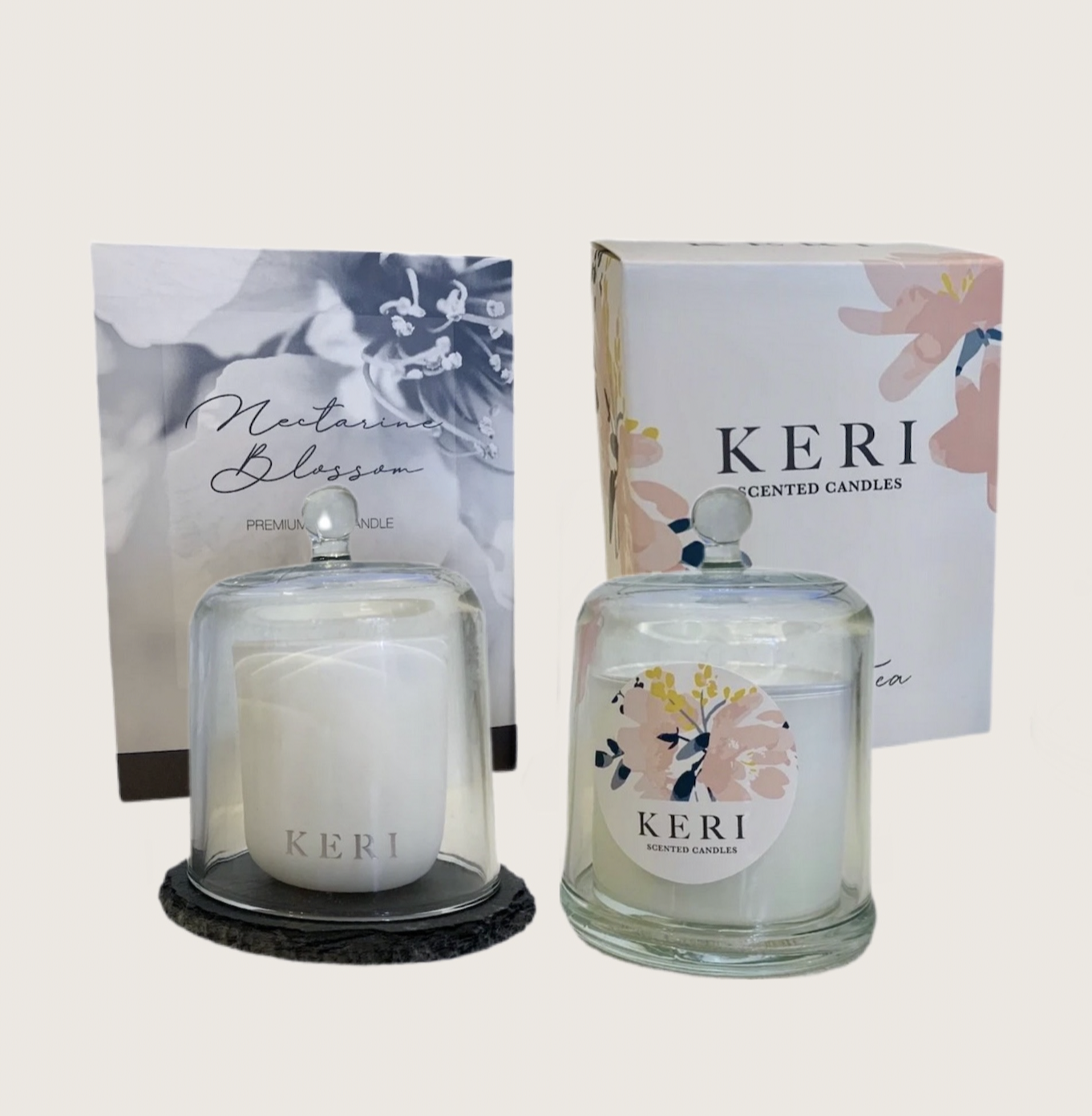 . Decorative Cloche Candles .