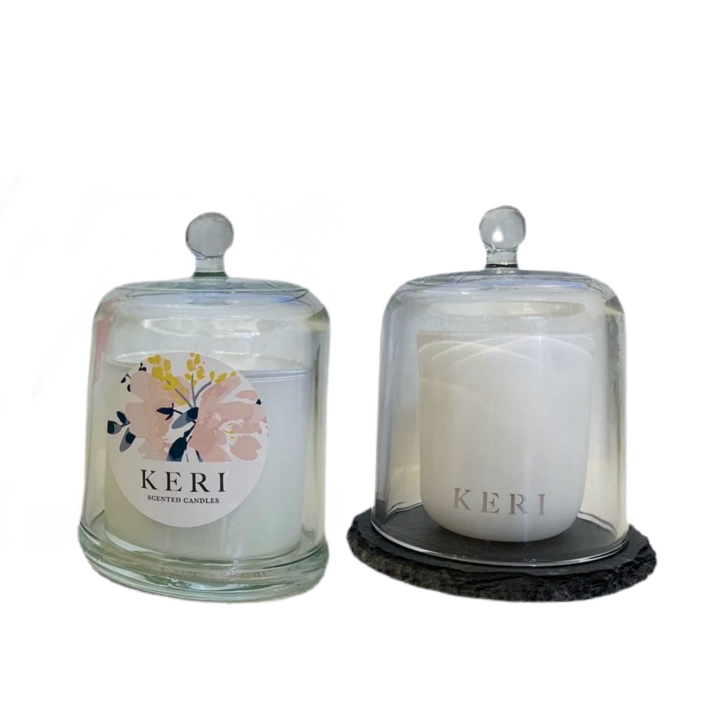 . Decorative Cloche Candles .