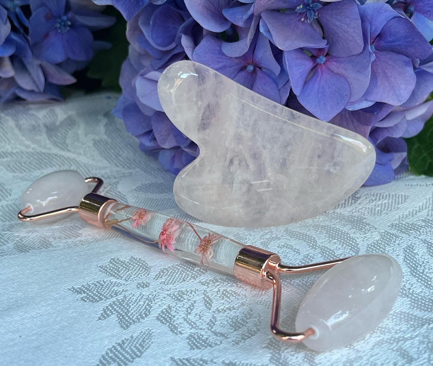 Rose Quartz Facial Massager