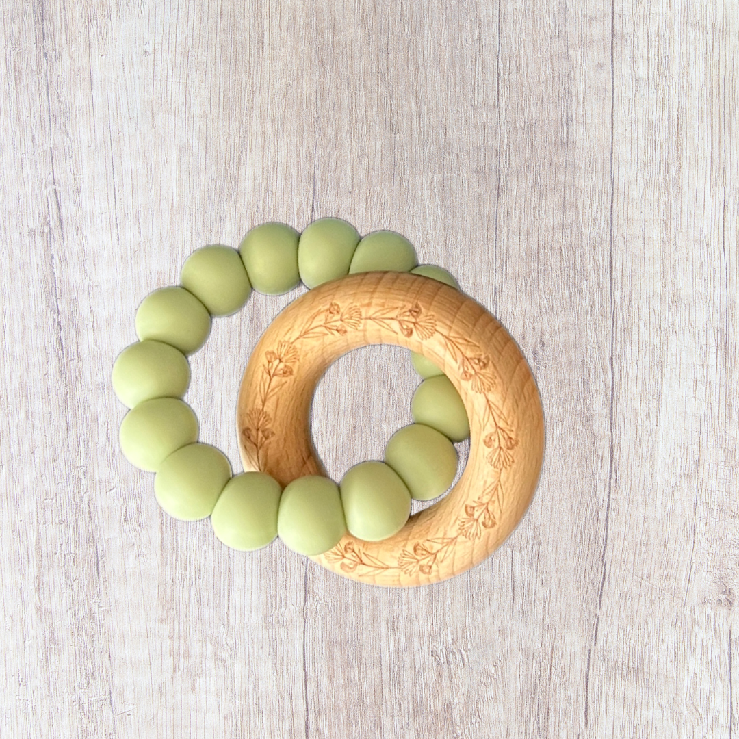 . Naturebubz Wildflora Baby Teether .