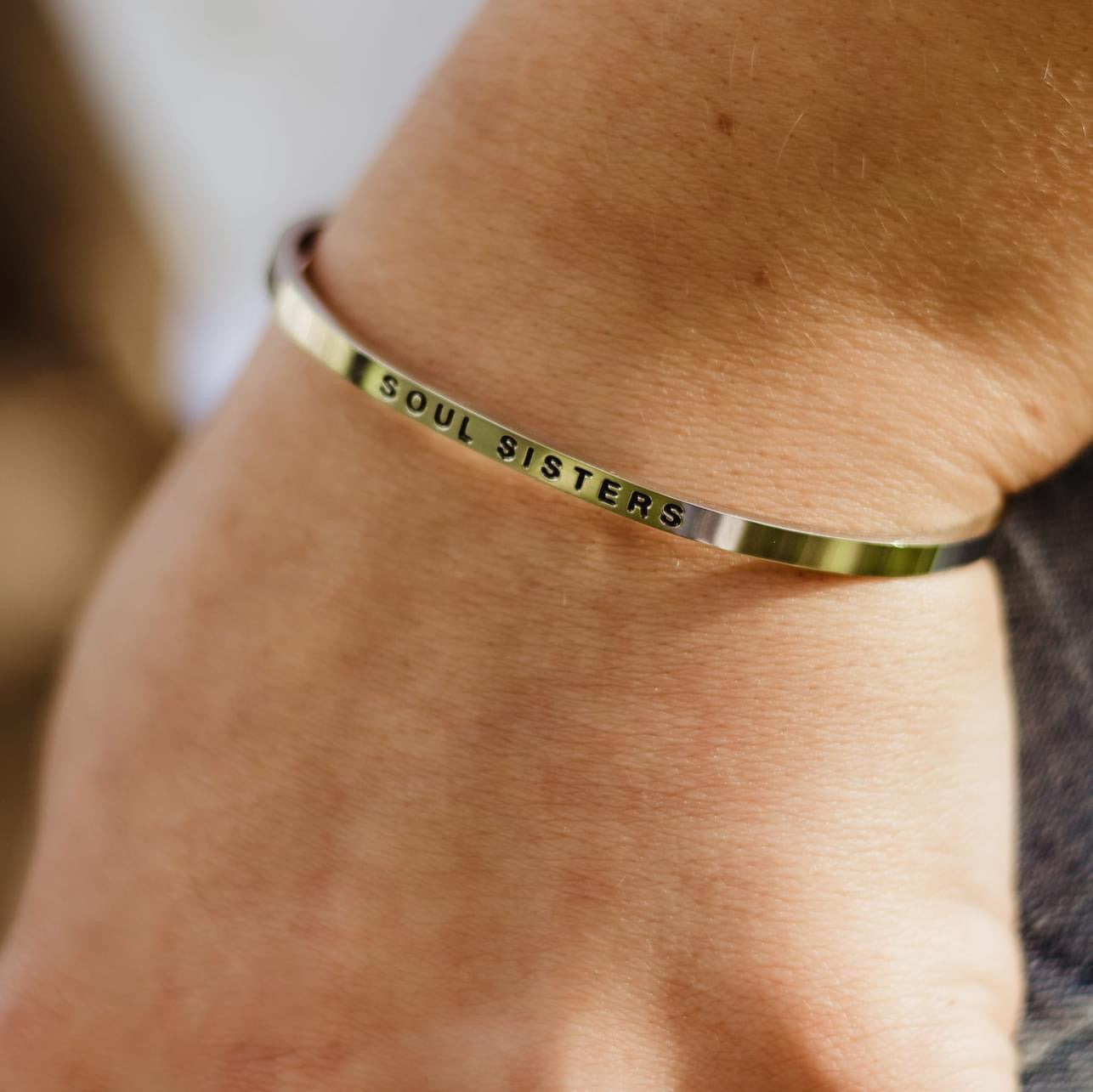 . Affirmation Bangles .