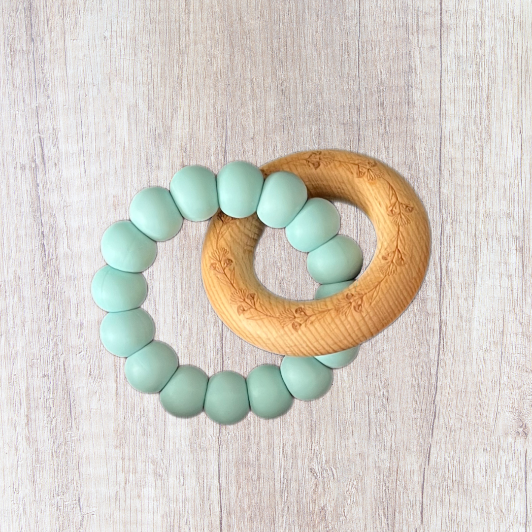 . Naturebubz Wildflora Baby Teether .