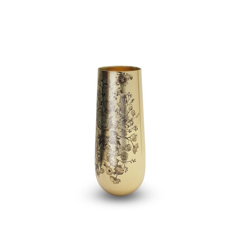 Floral Print Champagne Flutes