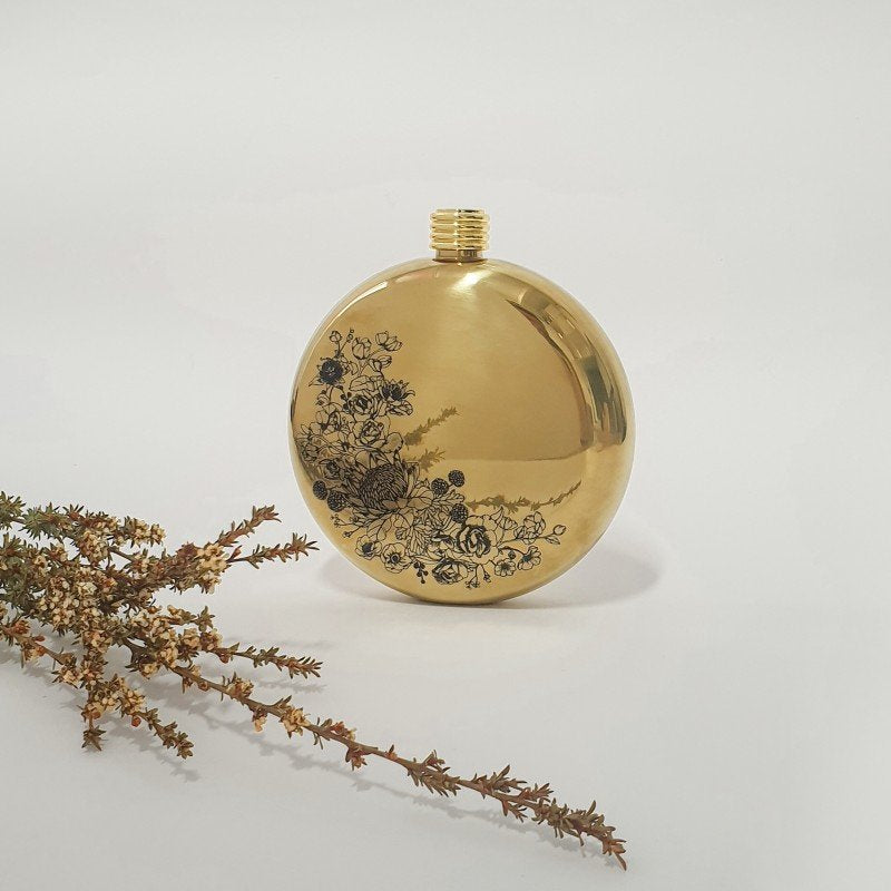 Floral Hip Flask (Seconds)