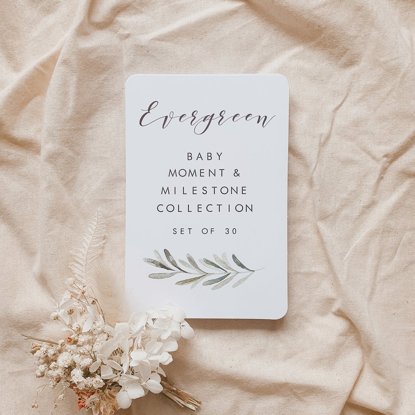 . Blossom & Pear Milestone Cards .