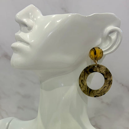 Acrylic Statement Earrings