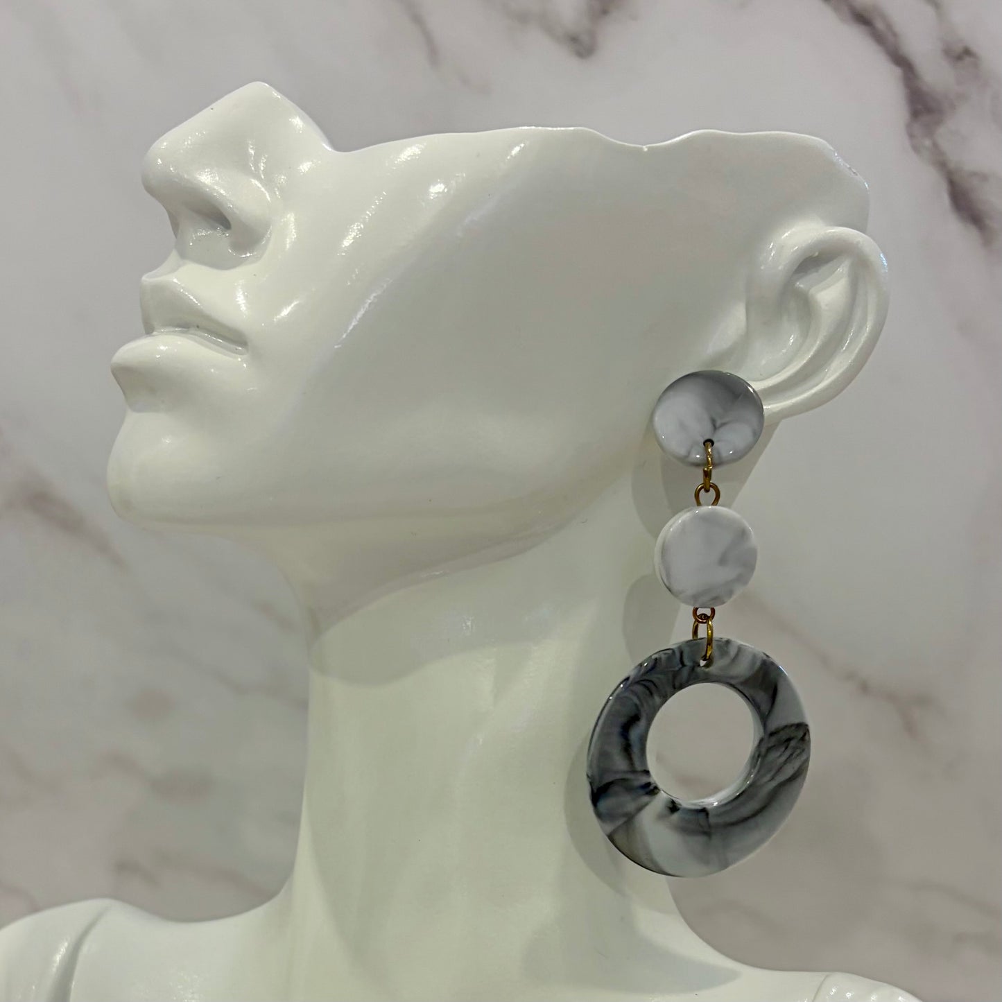 Acrylic Statement Earrings