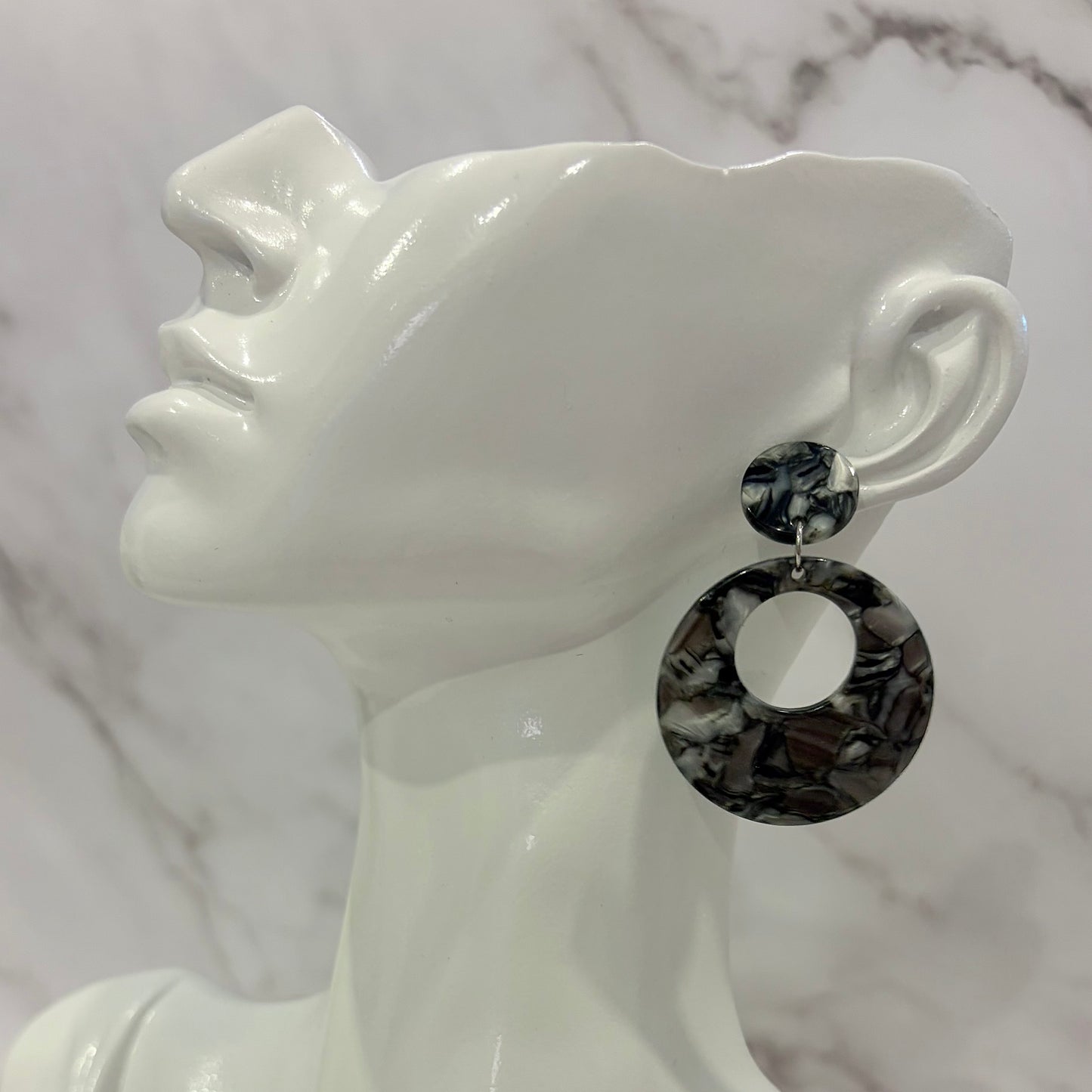 Acrylic Statement Earrings