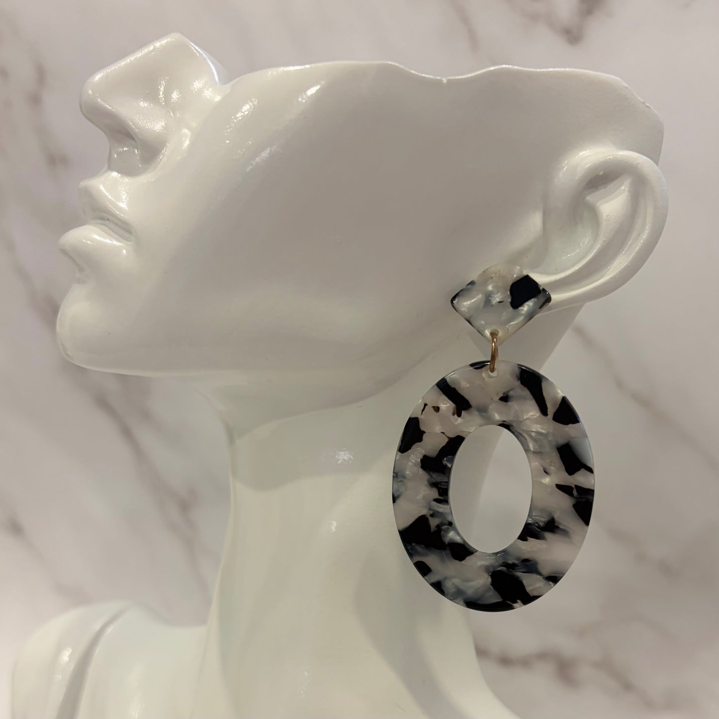 Acrylic Statement Earrings