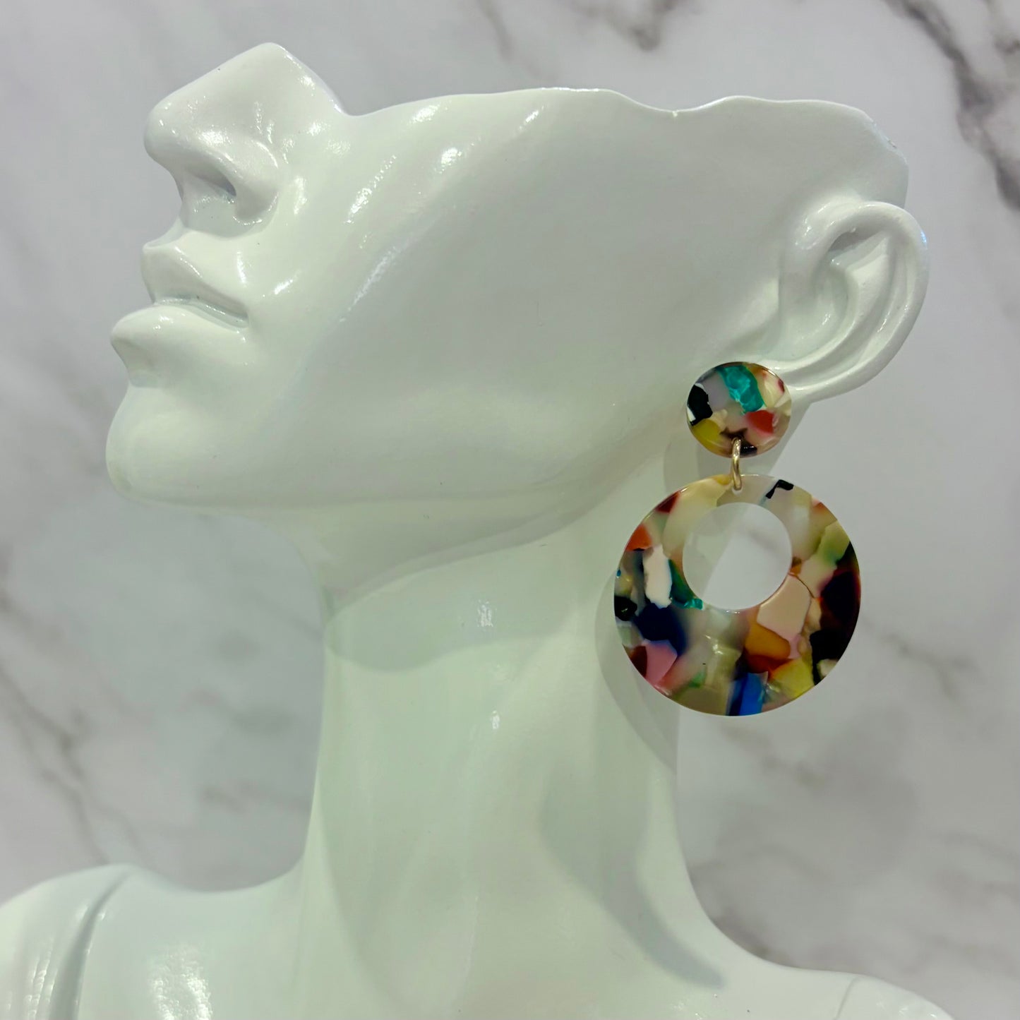 Acrylic Statement Earrings