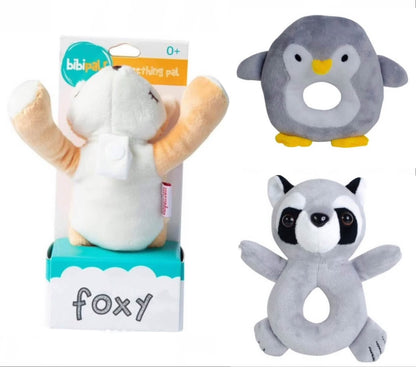 . Bibipals Rattles & Teething Pals .