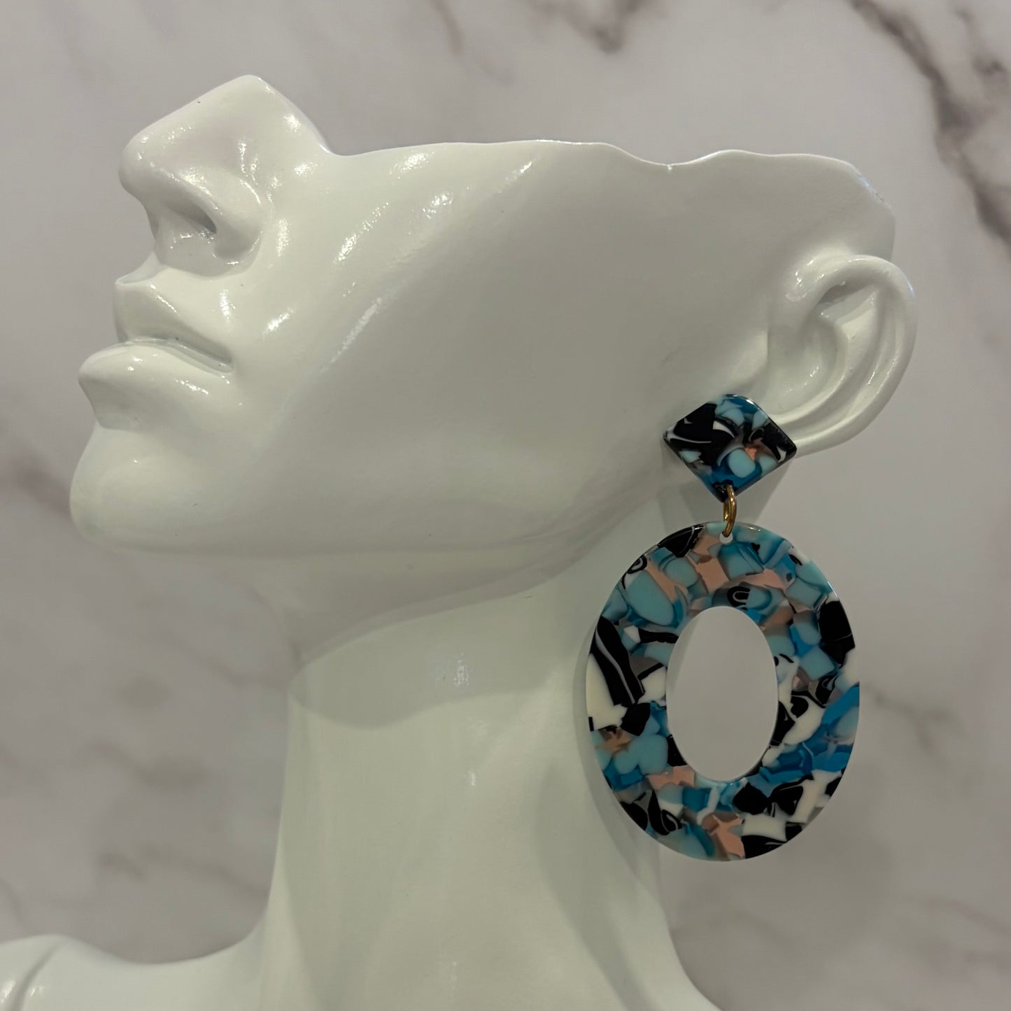 Acrylic Statement Earrings