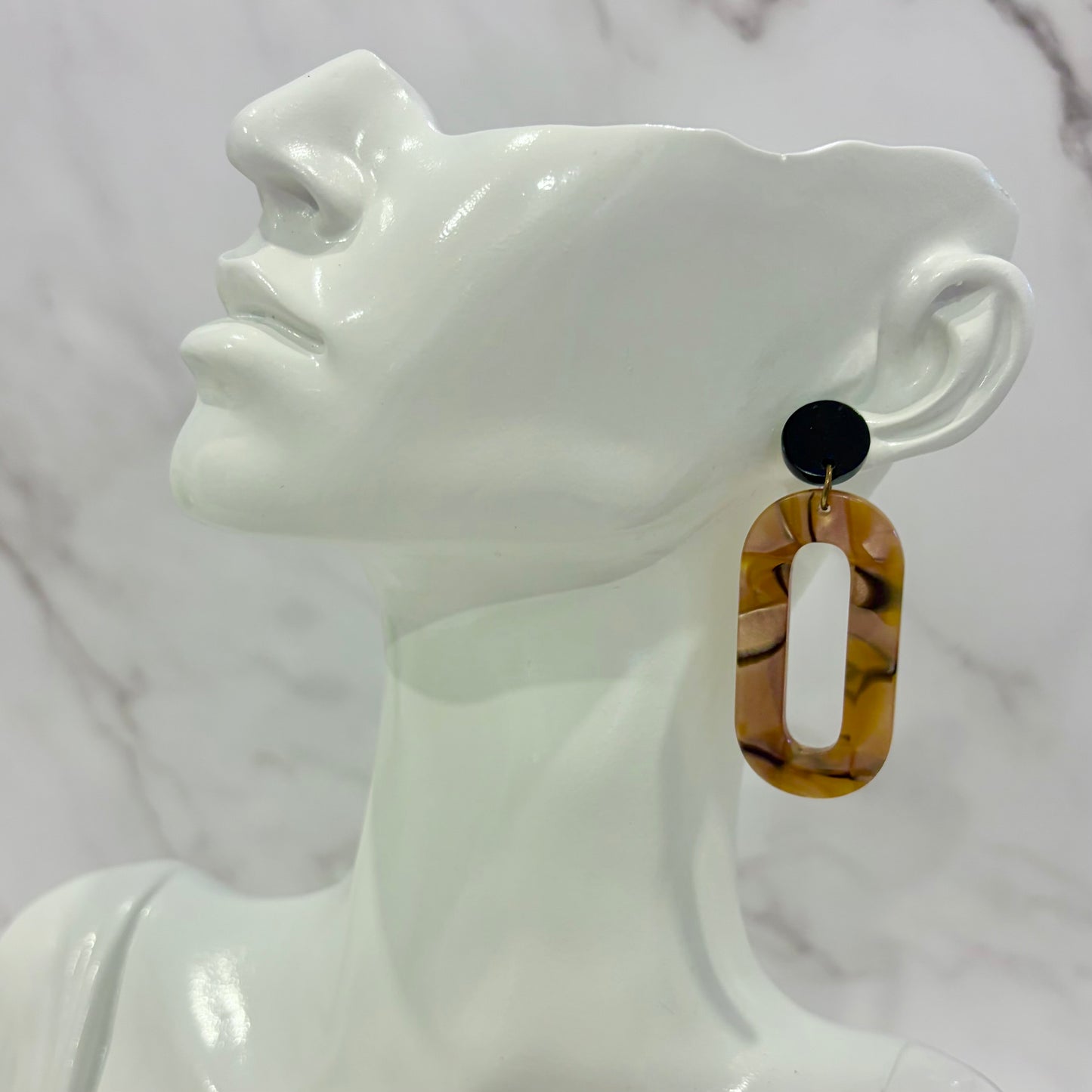 Acrylic Statement Earrings