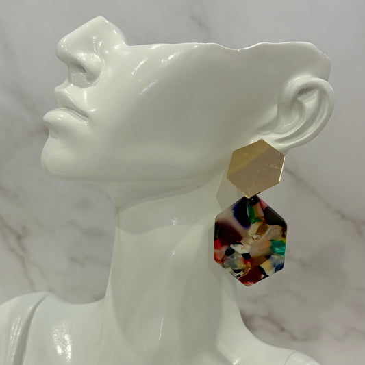 Acrylic Statement Earrings