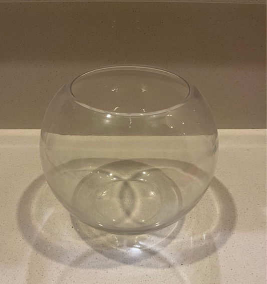 Glass Fishbowl Vase