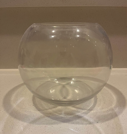 Glass Fishbowl Vase