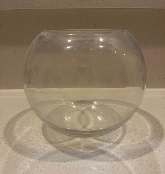 Glass Fishbowl Vase