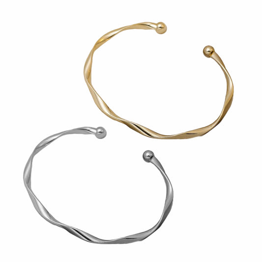 Girls Twist Cuff Bangle