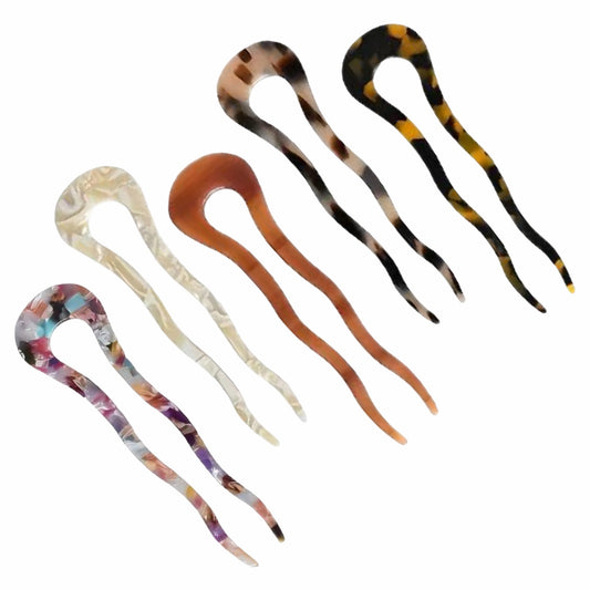 Acetate French Hair Pins