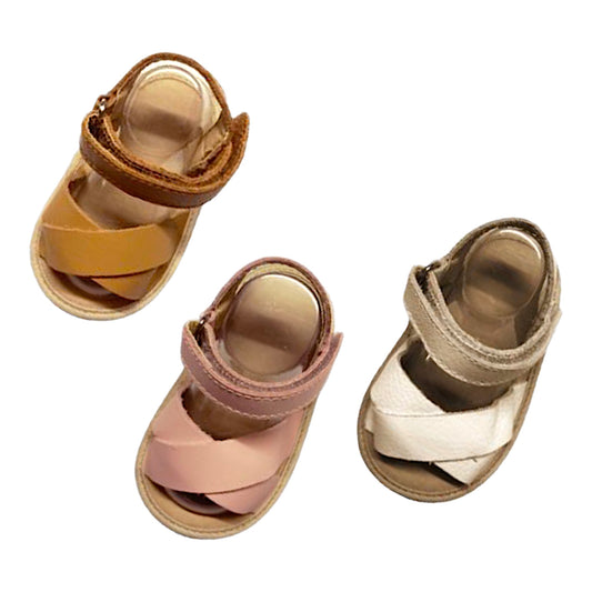Summer Fun Leather Baby Sandals