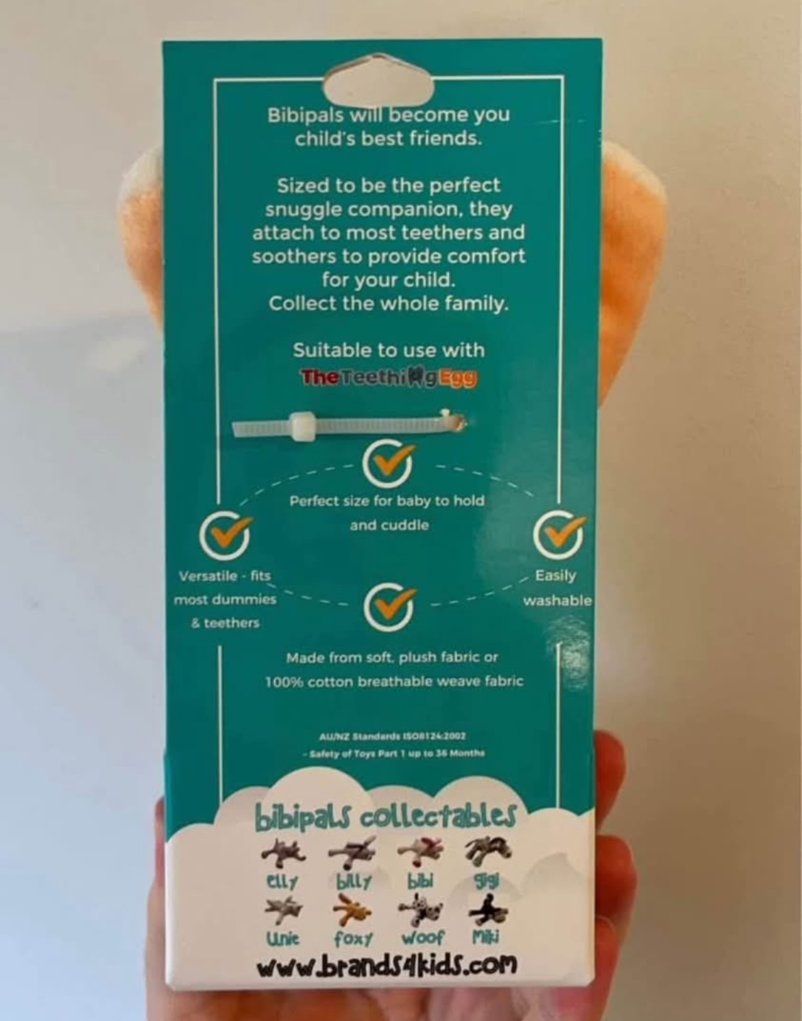 . Bibipals Rattles & Teething Pals .
