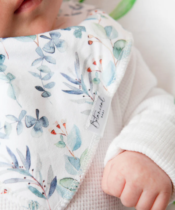 Botanical Swaddle Blanket & Bib