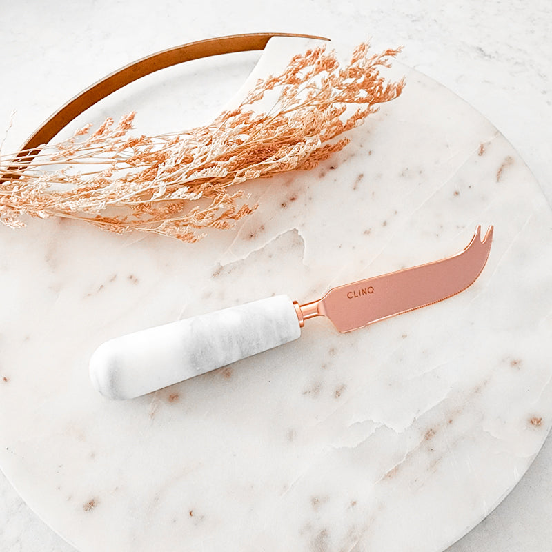 Rose Gold Marble Cheese Knife