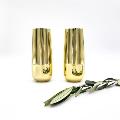 Gold Champagne Flutes