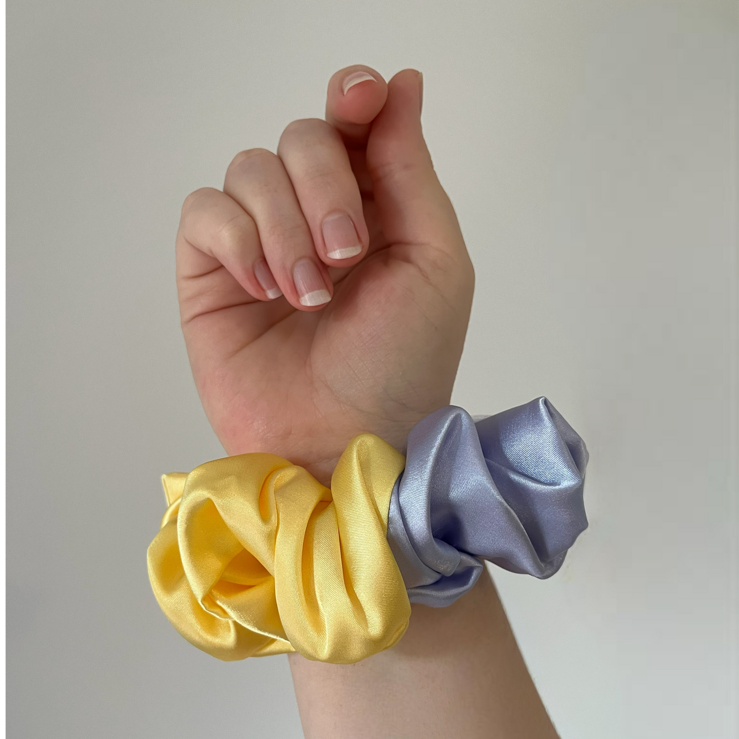 XL Duo Tone Satin Scrunchies