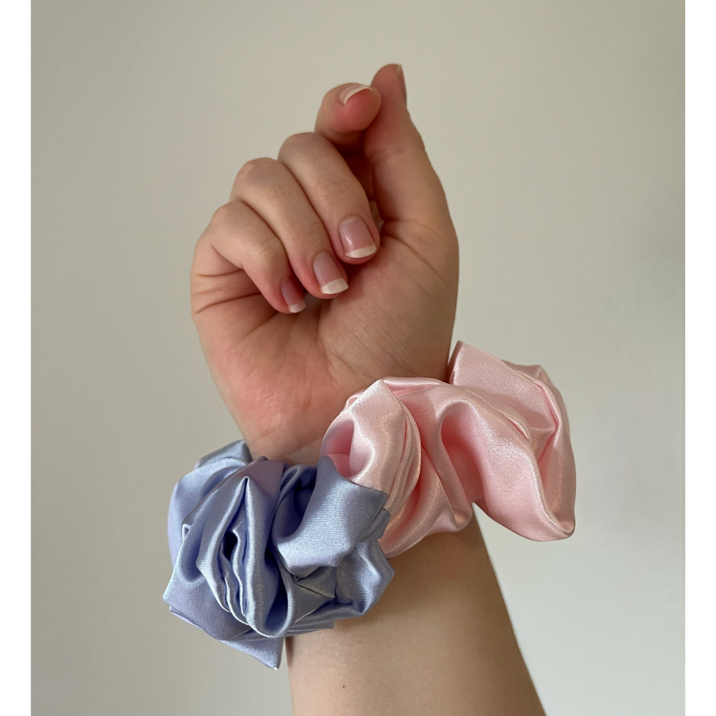 XL Duo Tone Satin Scrunchies