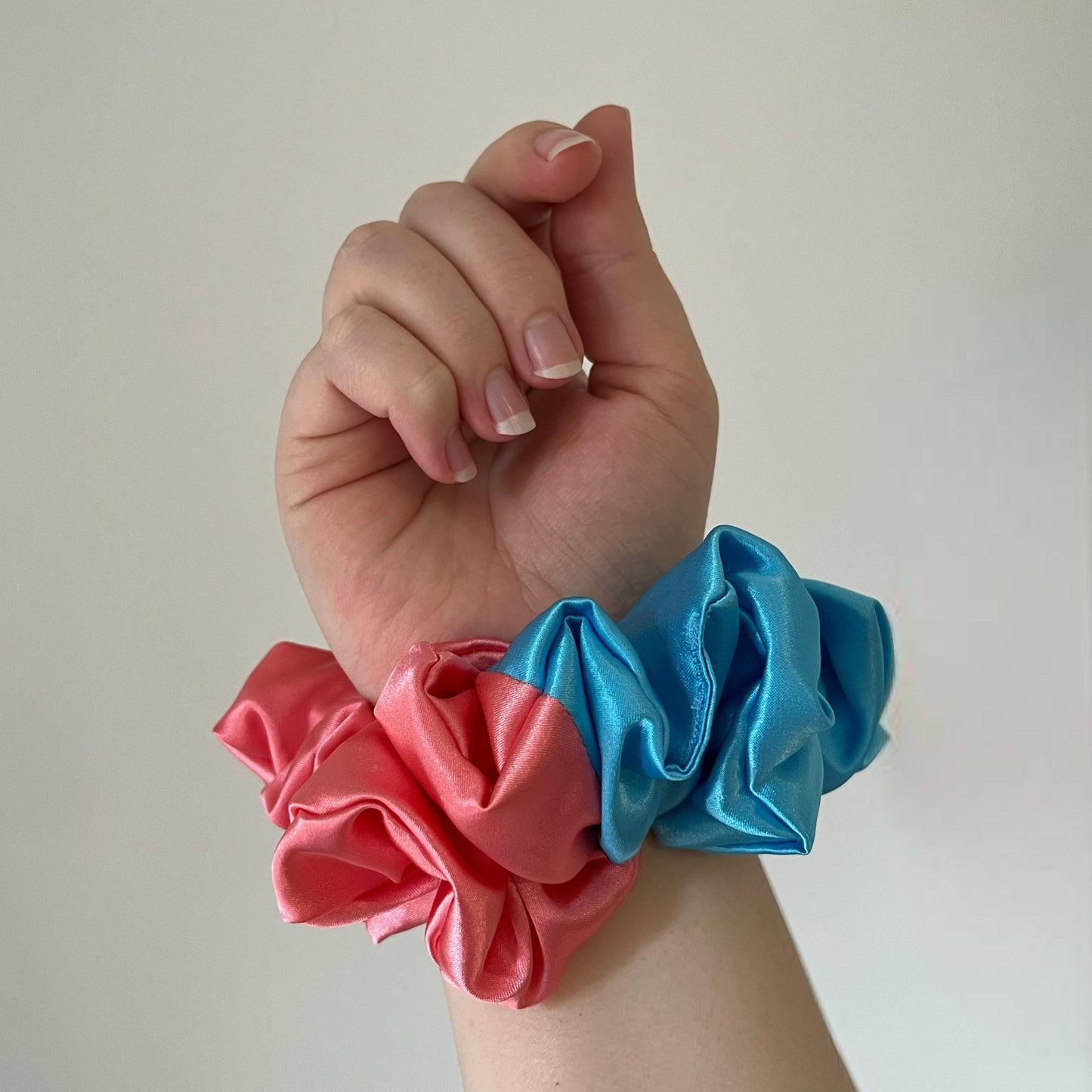 XL Duo Tone Satin Scrunchies