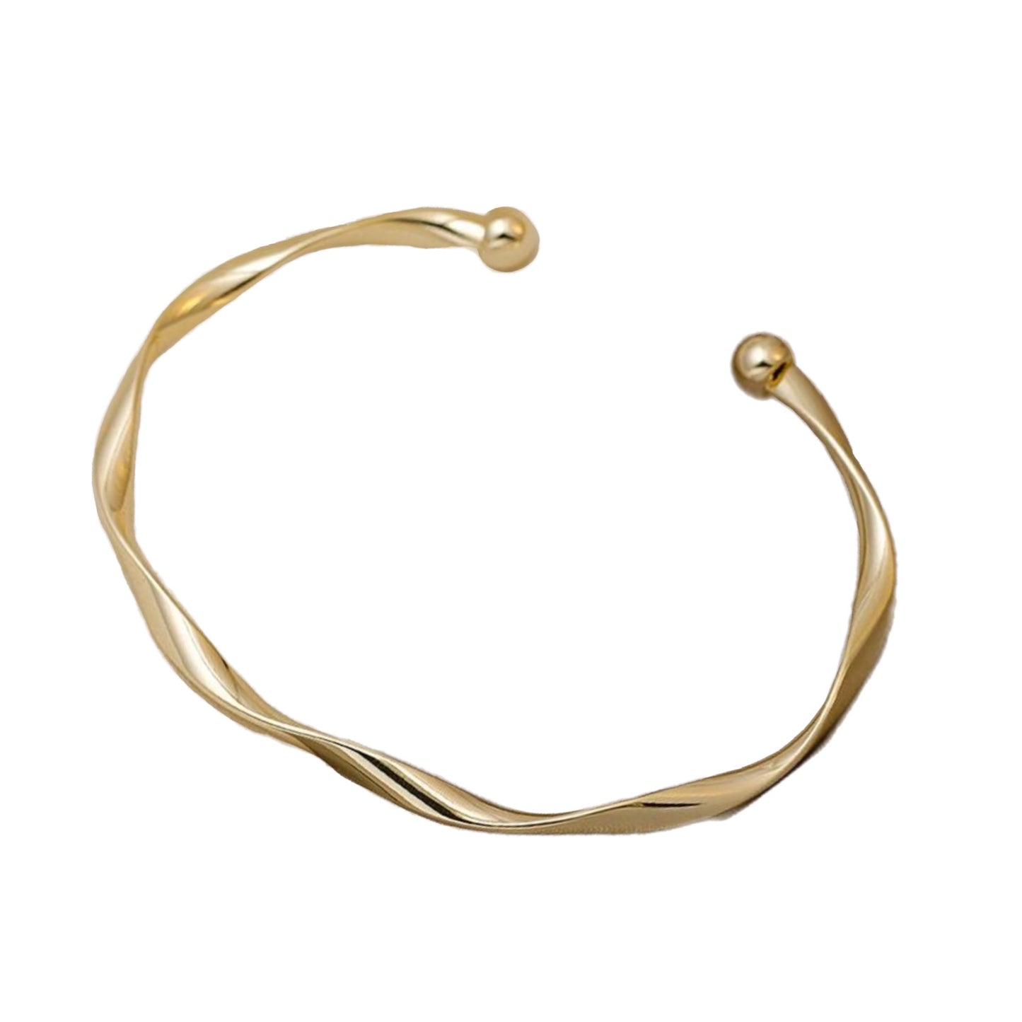 Girls Twist Cuff Bangle