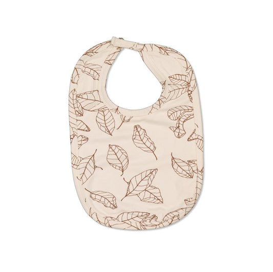 Leaf Print Baby Bib